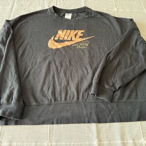 Nike black with gold sparkle Nike Sweatshirt